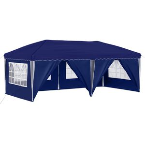 vidaXL Pop-up Party Tent 575 x 288 x 245 cm Blue