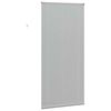 vidaXL Window Blind with Curtains Manual Silver Aluminium