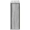 vidaXL Bathroom Wall Cabinet with Mirror Grey Sonoma 60x21x60 cm