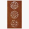 vidaXL Garden Wall Decoration 105x55 cm Corten Steel Leaf Design