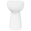 vidaXL Rimless Toilet 7 cm Extra Height Soft Close Ceramic White
