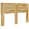 vidaXL Headboard 120 cm Solid Wood Oak