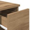vidaXL Bedside Cabinets with Drawer 2 pcs Artisan Oak 20x36x60 cm