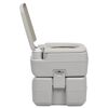 vidaXL Portable Camping Toilet Grey 20+10 L