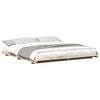 vidaXL Bed Frame Brown 180 x 220 cm Solid Pine Wood