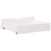 vidaXL Under-Bed Drawers 2 pcs White 75x55x17 cm Solid Wood Pine