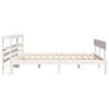 vidaXL Bed Frame without Mattress White 140x190 cm Solid Wood Pine