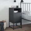 vidaXL Bedside Cabinet Anthracite 36x39x78 cm Steel