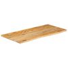 vidaXL Table Top Live Edge 100x60x3.8 cm Solid Wood Mango