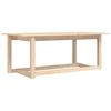 vidaXL Coffee Table 110x55x45 cm Solid Wood Pine