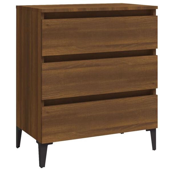 vidaXL Sideboard Brown Oak 60x35x69 cm Engineered Wood