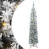 vidaXL Artificial Christmas Tree with 300 LEDs with Stand Green 240 cm