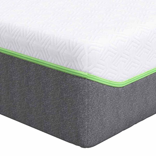 vidaXL Mattress White and Grey 120 x 200 cm Pocket Spring