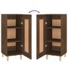 vidaXL Sideboard Brown Oak 34.5x34x90 cm Engineered Wood