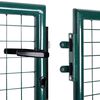 vidaXL Fence Gate Steel 300x100 cm Green