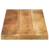 vidaXL Table Top 80x30x3.8 cm Rectangular Solid Wood Rough Mango