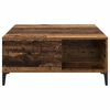 vidaXL Coffee Table Old Wood 80 x 80 x 36.5 cm Engineered Wood