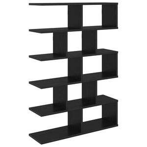 vidaXL Wall Shelf Black Oak 70 x 20 x 100 cm Engineered Wood