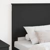 vidaXL Headboard Black Oak 80 cm Engineered Wood