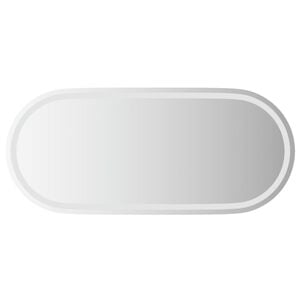 vidaXL LED Bathroom Mirror 100x45 cm Oval
