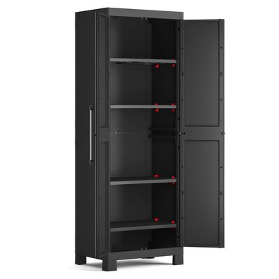Keter Tall Storage Cabinet Detroit Black