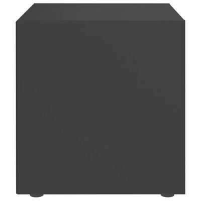 vidaXL TV Cabinet Grey 37x35x37 cm Engineered Wood