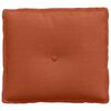 vidaXL Back Pillow Red Orange 50 x 45 cm Corduroy Fabric
