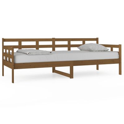 vidaXL Day Bed Honey Brown Solid Wood Pine 80x200 cm