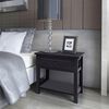 vidaXL Bedside Cabinets 2 pcs Wood Black