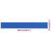 vidaXL Balcony Screen Blue 75x600 cm HDPE