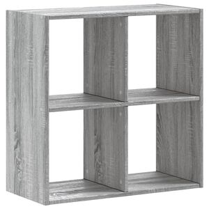 vidaXL Bookcase Grey Sonoma 68,5x32x68,5 cm Engineered Wood