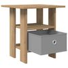vidaXL Bedside Table 2 pcs Artisan Oak 41 x 40 x 45 cm Engineered Wood