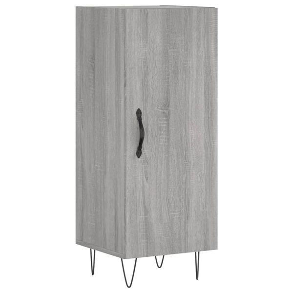 vidaXL Sideboard Grey Sonoma 34.5x34x90 cm Engineered Wood