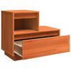 vidaXL Bedside Cabinet 2 pcs Wax Brown 60 x 34 x 51 cm Engineered Wood