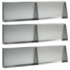 vidaXL Retaining Wall 6 pcs 80 x 12 x 50 cm Galvanised Steel Silver