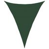 vidaXL Sunshade Sail 160 g/m² Dark Green 5x6x6 m HDPE
