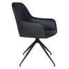 House Nordic Dining Chair with Swivel Ava Black