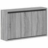 vidaXL Wall-Mounted Shoe Cabinet ARNHEM 71 x 17 x 43 cm Grey Sonoma