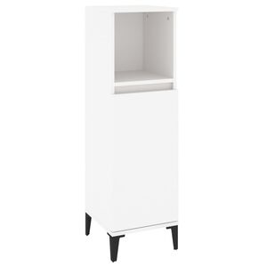 vidaXL Bathroom Cabinet White 30x30x100 cm Engineered Wood
