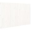 vidaXL Wall Headboard White 185x3x110 cm Solid Wood Pine