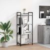 vidaXL Bookshelf Grey Sonoma 56 x 34 x 133.5 cm Engineered Wood