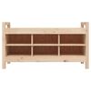 vidaXL Hall Bench 110x40x60 cm Solid Wood Pine