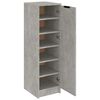 vidaXL Shoe Cabinet Concrete Grey 30x35x100 cm Engineered Wood