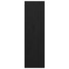 vidaXL Wall Cabinets 2 pcs Black 30x30x100 cm Solid Pinewood