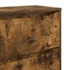 vidaXL Storage Cabinets 2 pcs Smoked Oak 80 x 48 x 105 cm