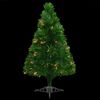 vidaXL Artificial Christmas Tree Fibre Optic 64 cm Green