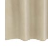 vidaXL Blackout Curtains 2 pcs Cream 140 x 260 cm Velvet