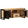 vidaXL TV Cabinet 100x30x40 cm Solid Rough Wood Mango