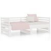 vidaXL Pull-out Day Bed without Mattress White 2x(80x200)cm