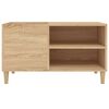 vidaXL Record Cabinet Sonoma Oak 84.5x38x48 cm Engineered Wood